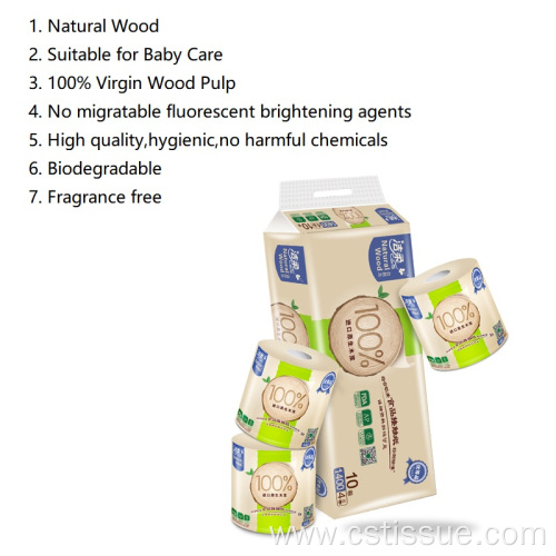 Natural environmental friendly Toilet Tissue Paper